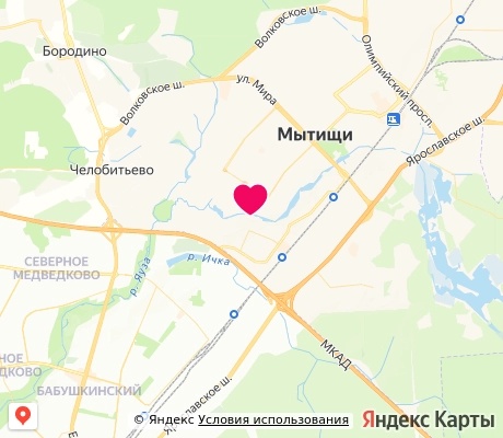 На карте