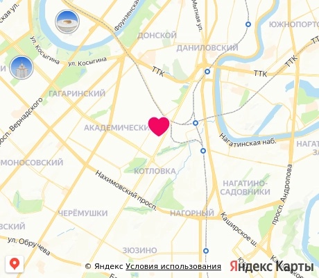 На карте