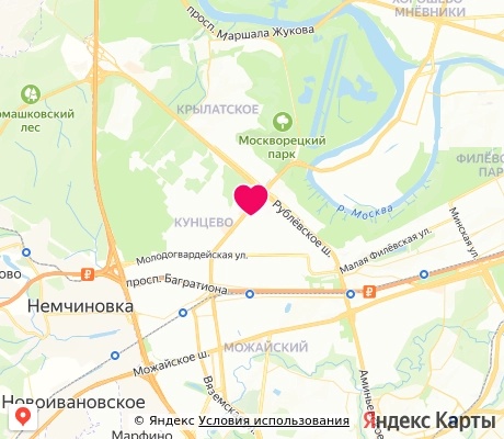 На карте