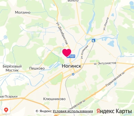 На карте