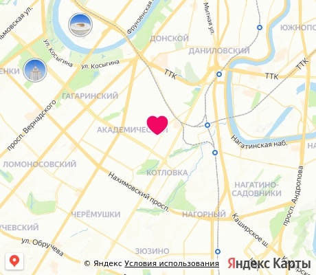 На карте