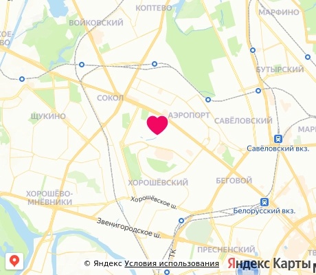 На карте
