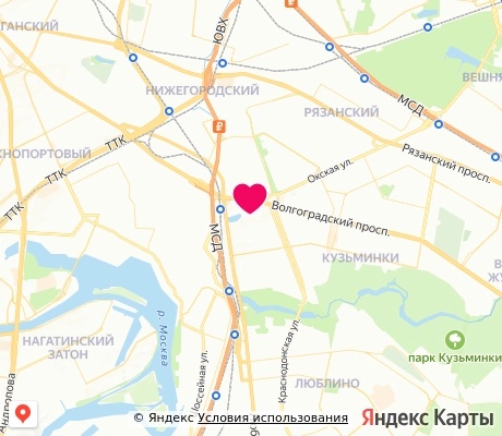 На карте