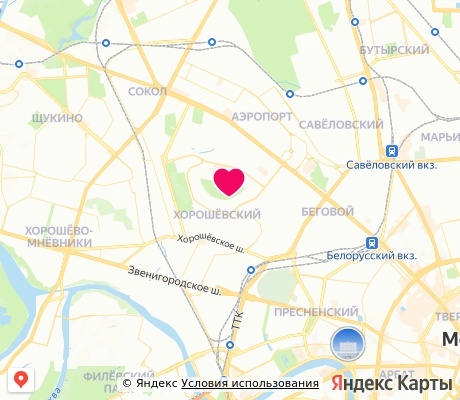 На карте
