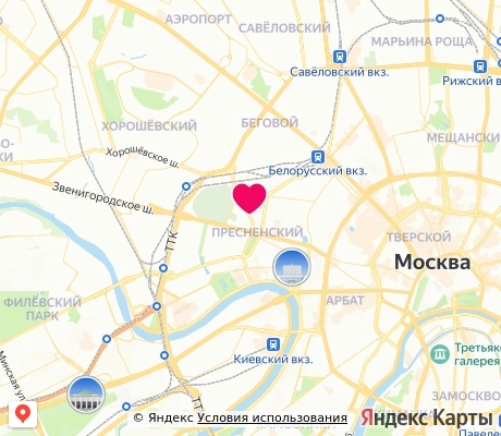 На карте