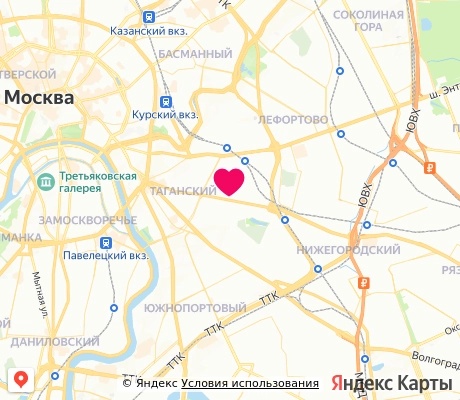 На карте