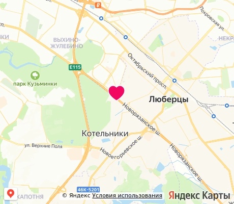На карте
