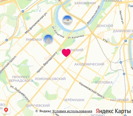 На карте