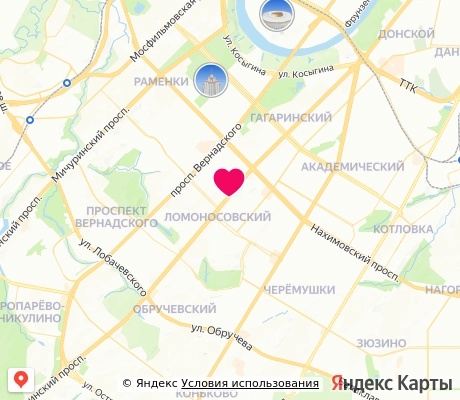 На карте