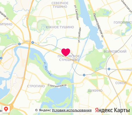 На карте