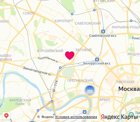 На карте