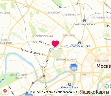 На карте