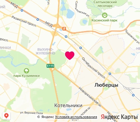 На карте
