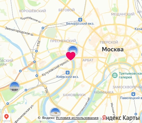 На карте