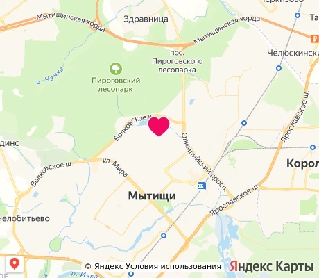 На карте