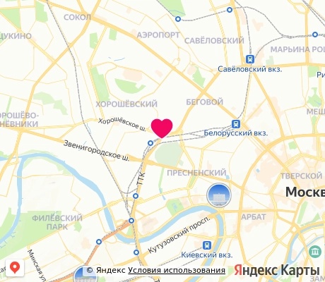 На карте