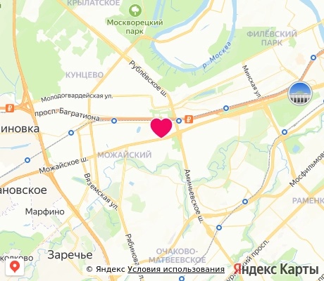 На карте