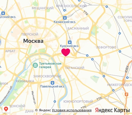 На карте