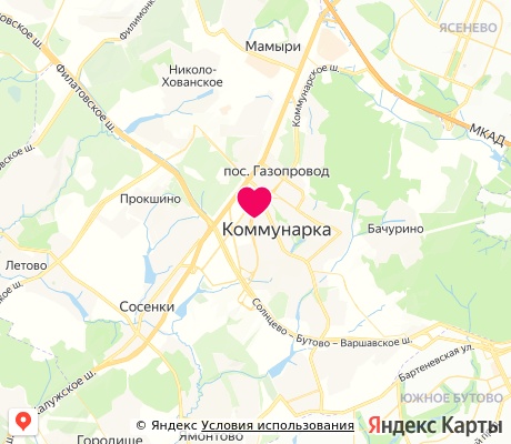 На карте