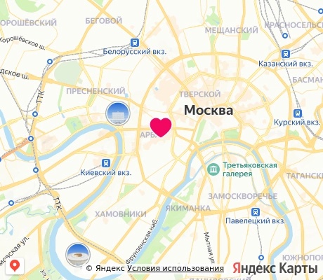 На карте