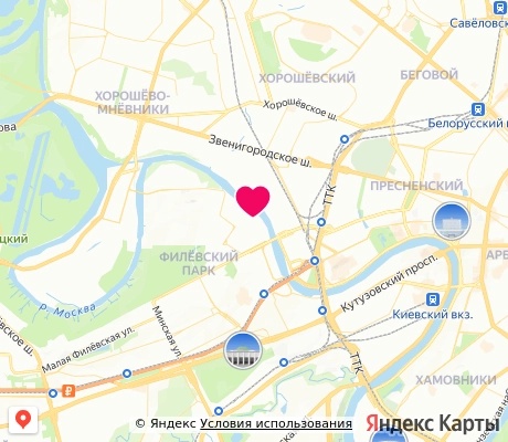 На карте
