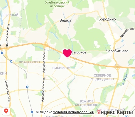 На карте