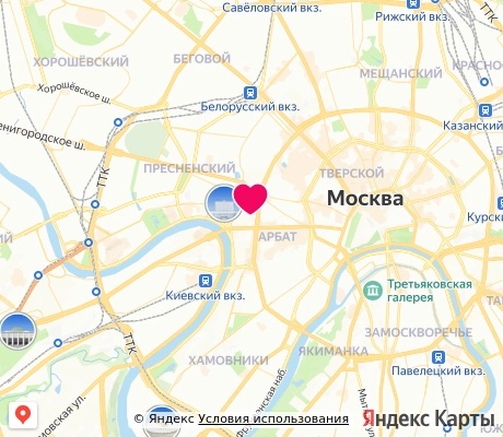 На карте