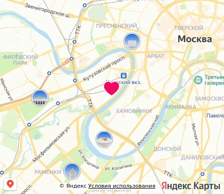 На карте