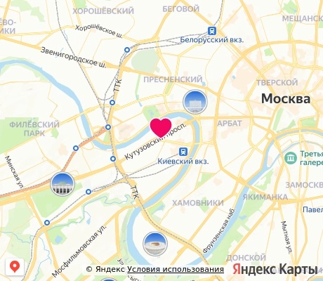 На карте