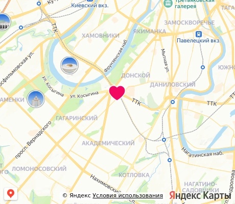 На карте