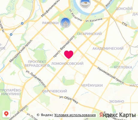 На карте