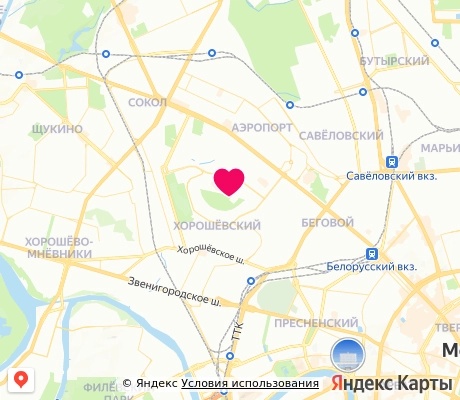На карте