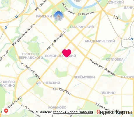 На карте