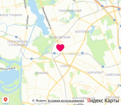 На карте