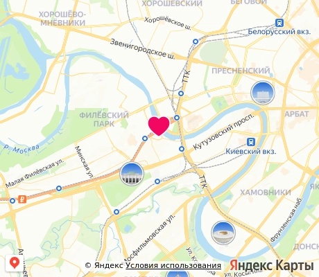 На карте