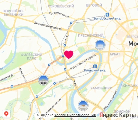 На карте