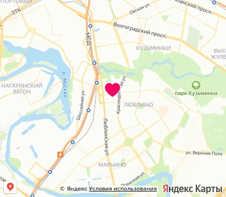 На карте