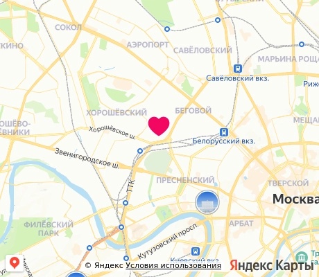 На карте