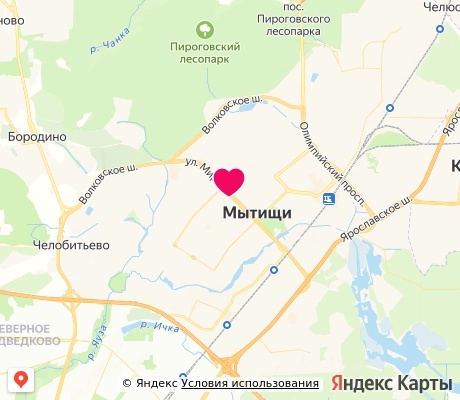 На карте