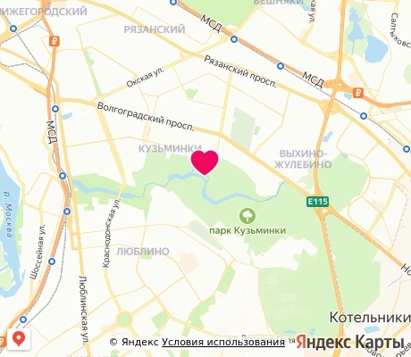 На карте