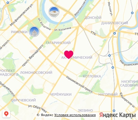 На карте