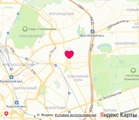На карте