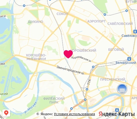 На карте