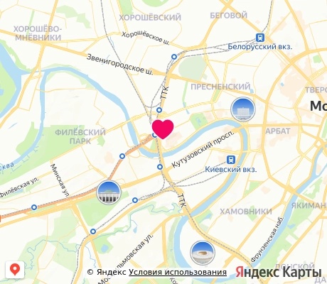 На карте