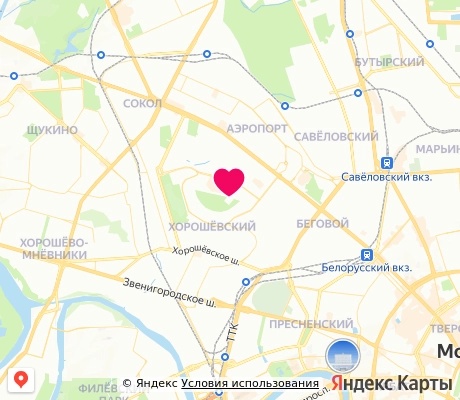 На карте