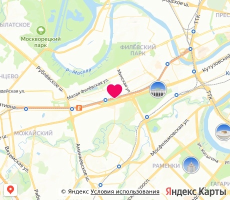 На карте