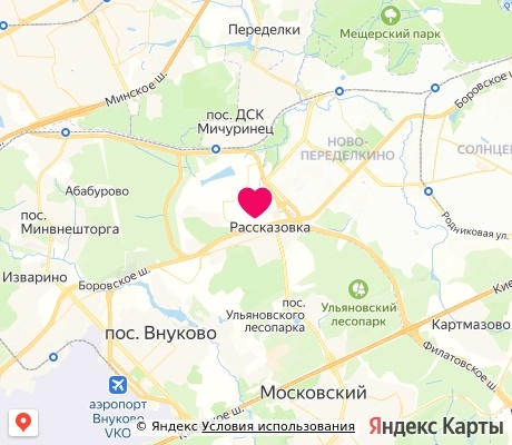 На карте