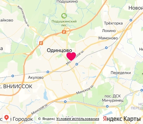 На карте