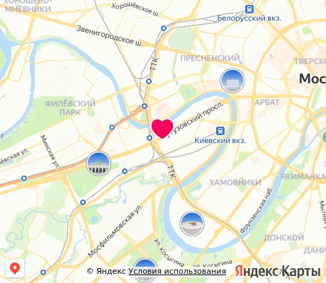 На карте