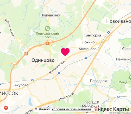На карте